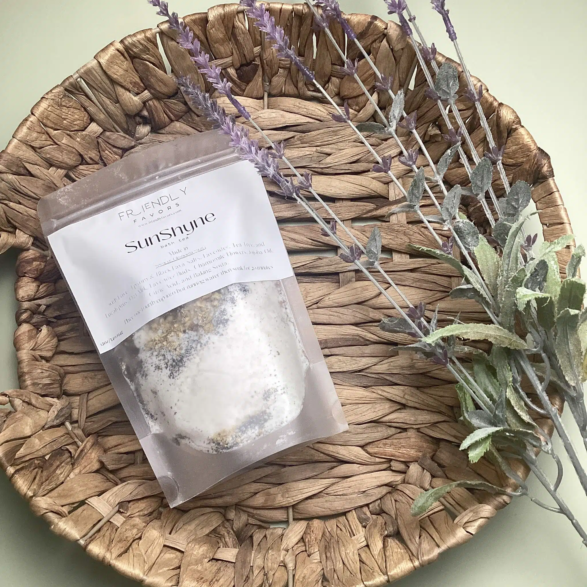 lavender oatmeal bath soak with chamomile and essential oils | Handmade Body Care Products - Massage Oils, Bath Salts, & More lavender oatmeal bath soak with chamomile and essential oils