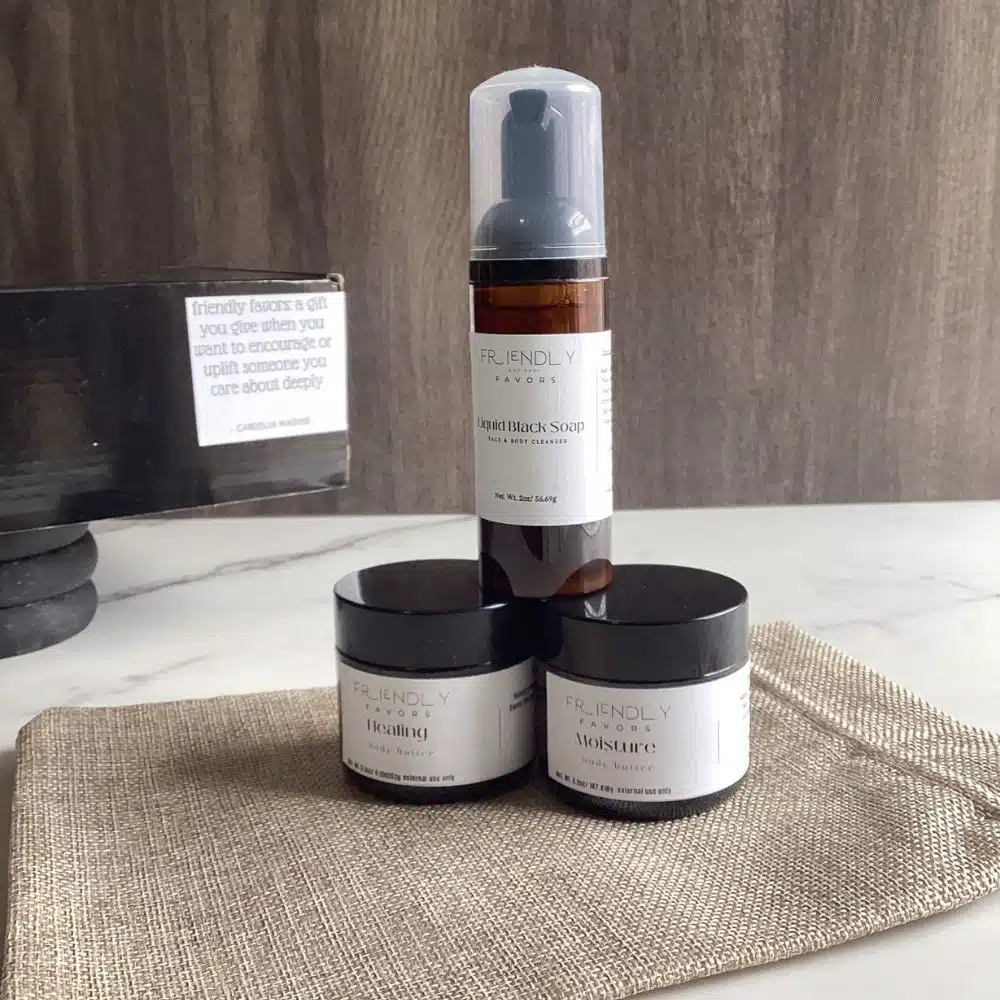 skin healing kit travel size 3 piece set