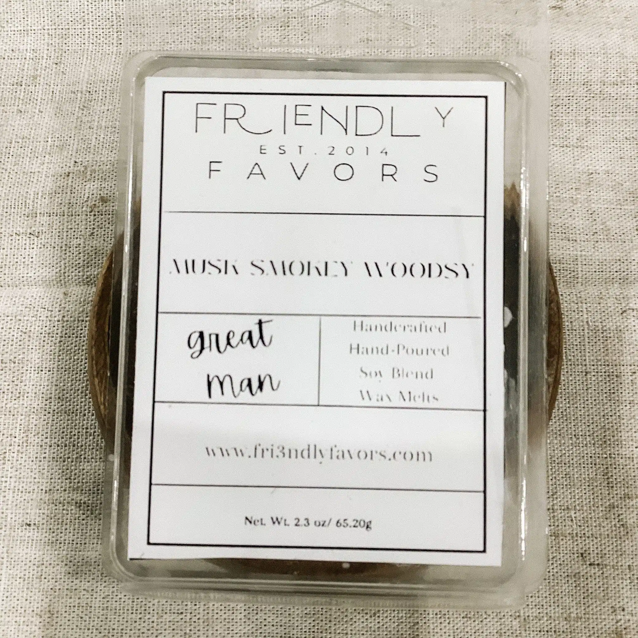 smokey woodsy musk masculine wax melt tarts | Handmade Body Care Products - Massage Oils, Bath Salts, & More smokey woodsy musk masculine wax melt tarts